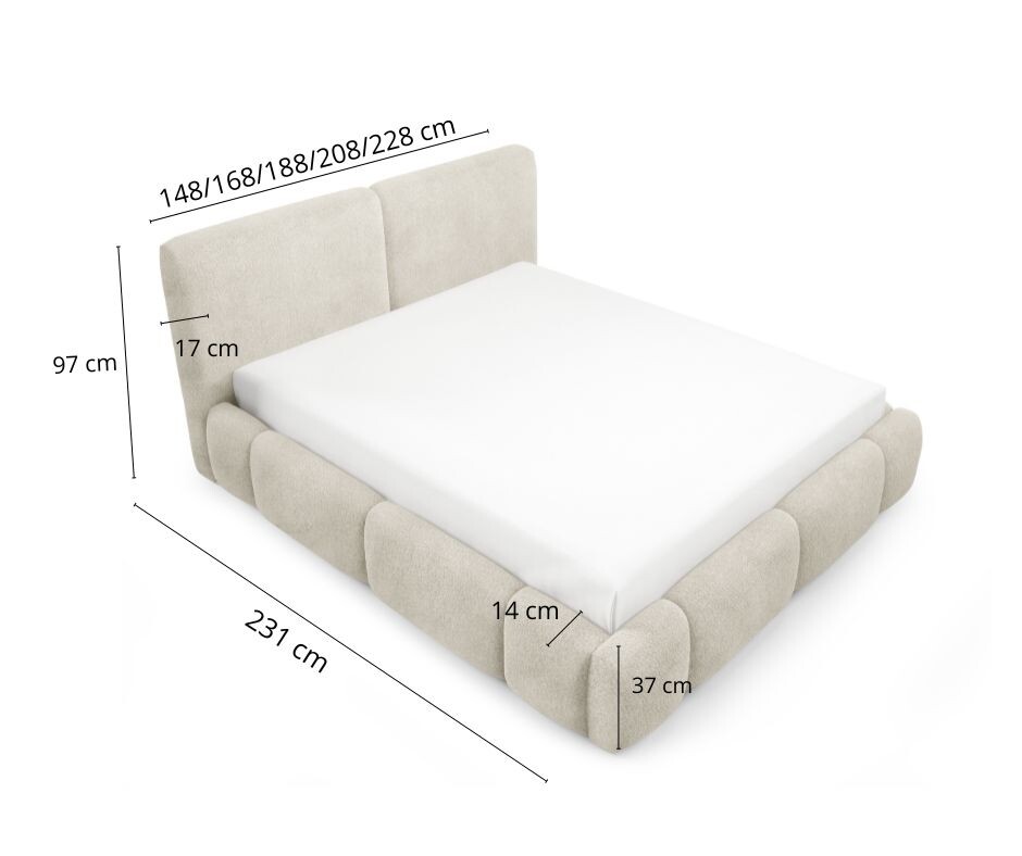 Boxspring Xpert - Ledikant met opbergruimte Como