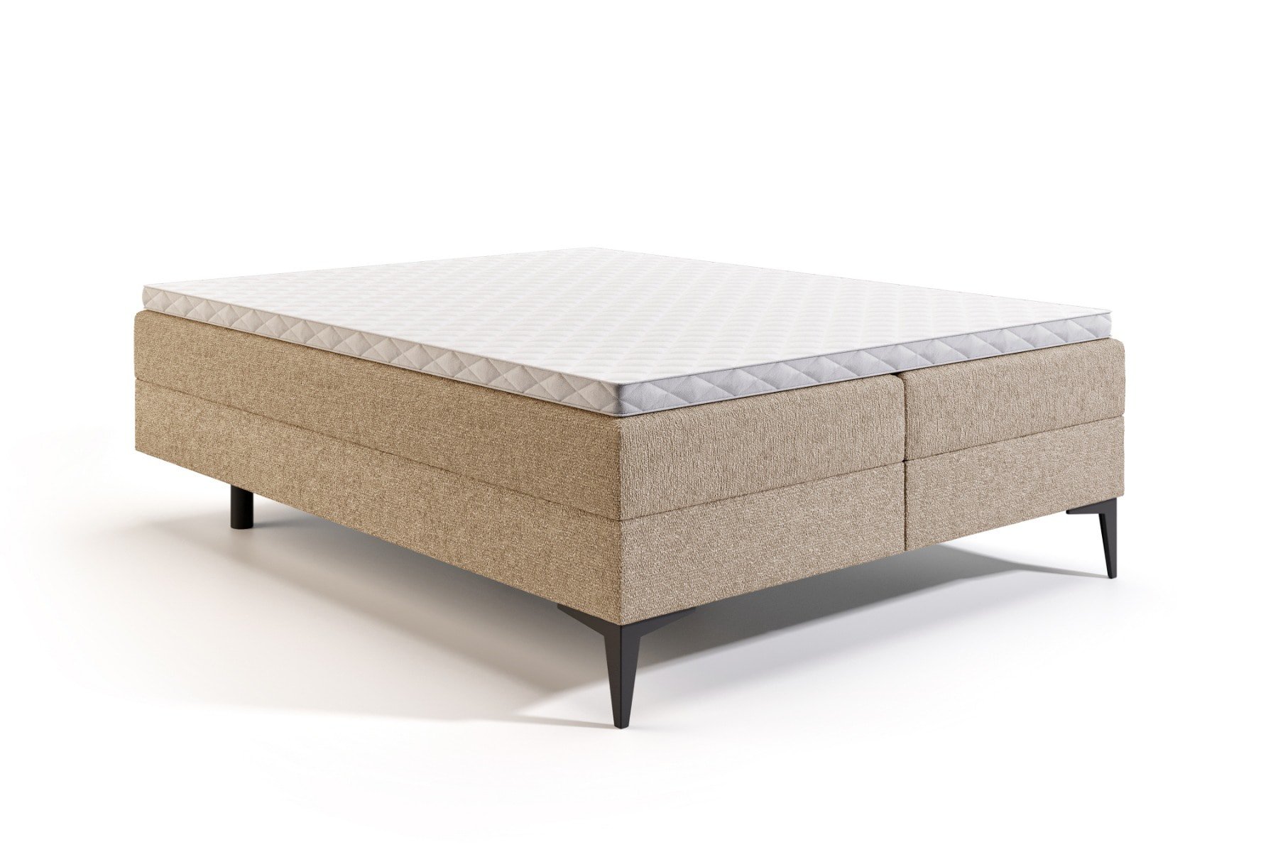 Entspannt schlafen in stilvollem Beige: Das Boxspringbett 180x200 beige