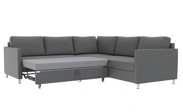 Grote hoekslaapbank Comfy met opbergruimte rechts